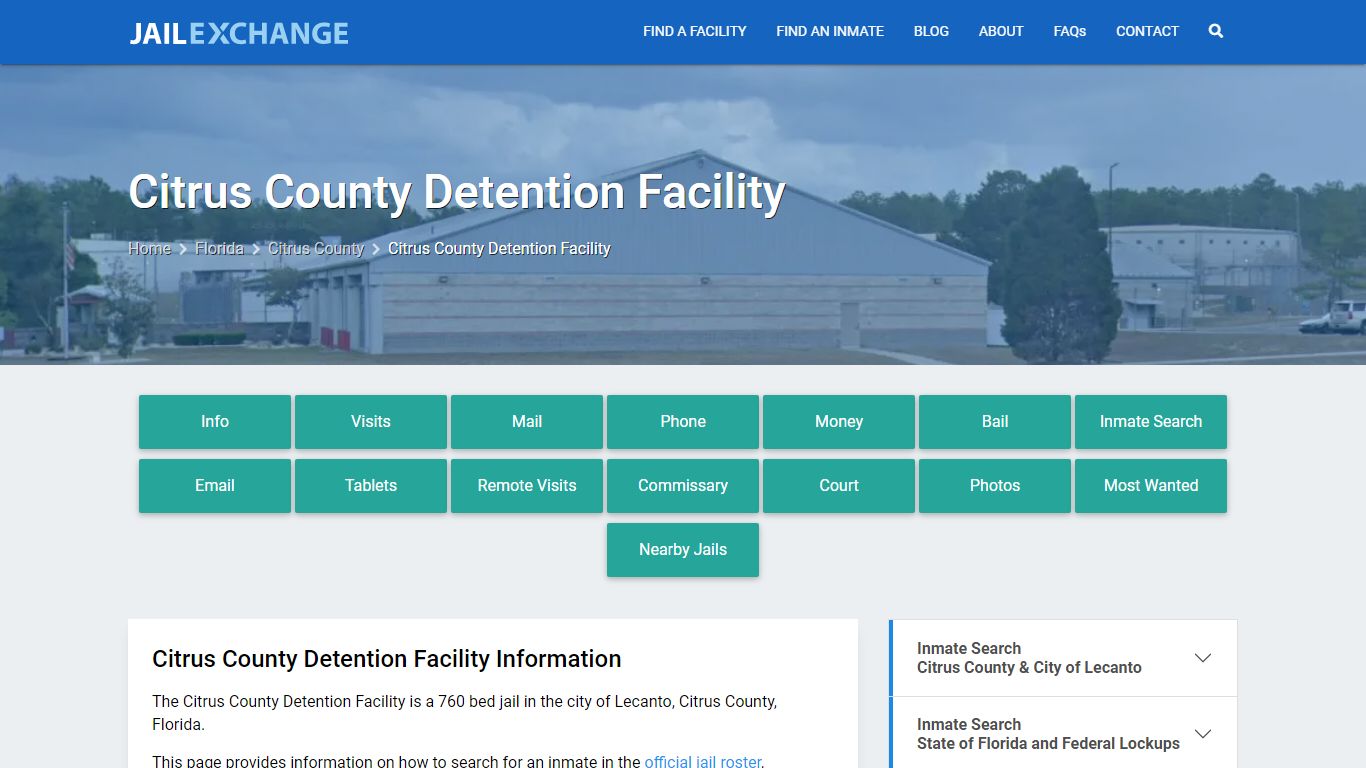 Citrus County Detention Facility - Jail Exchange